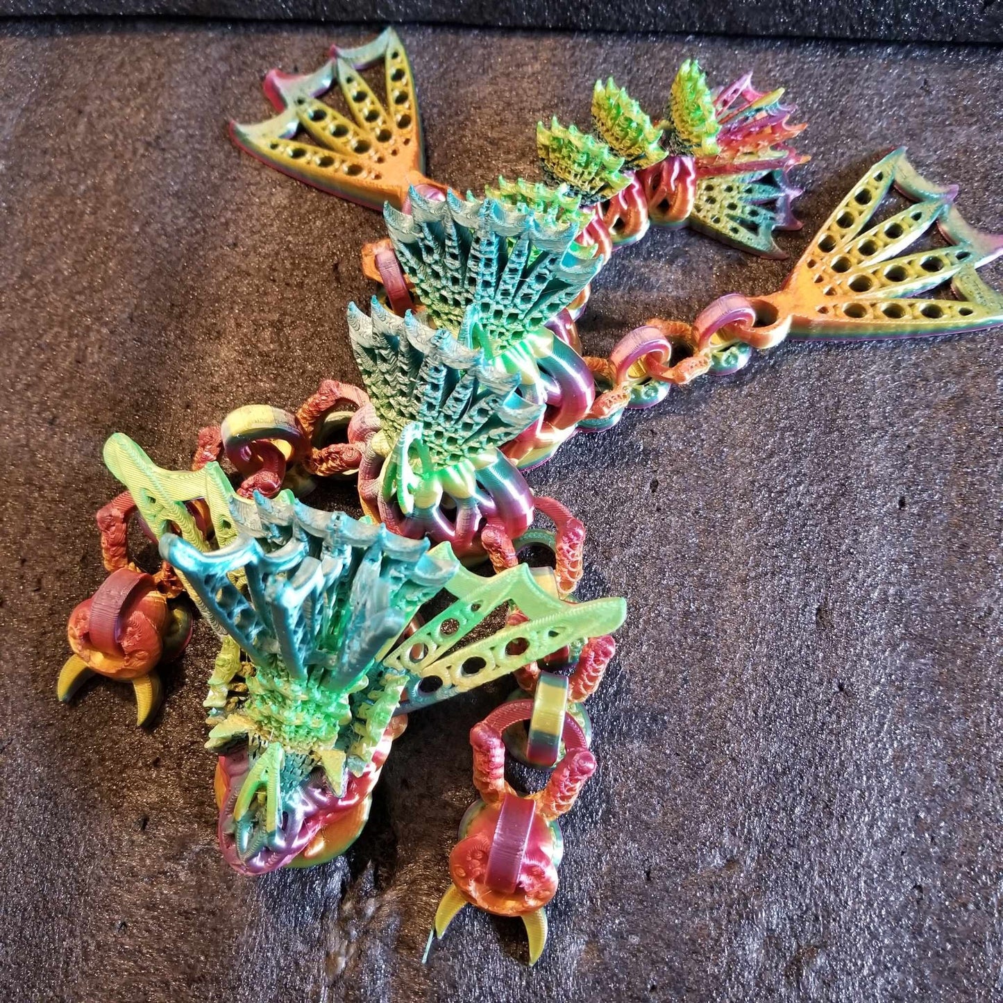 Articulated Dragon Mystery Box - Flexy Random Test Prints and not so Perfect Dragons 3d printed Articulated Flexi Authorized Seller