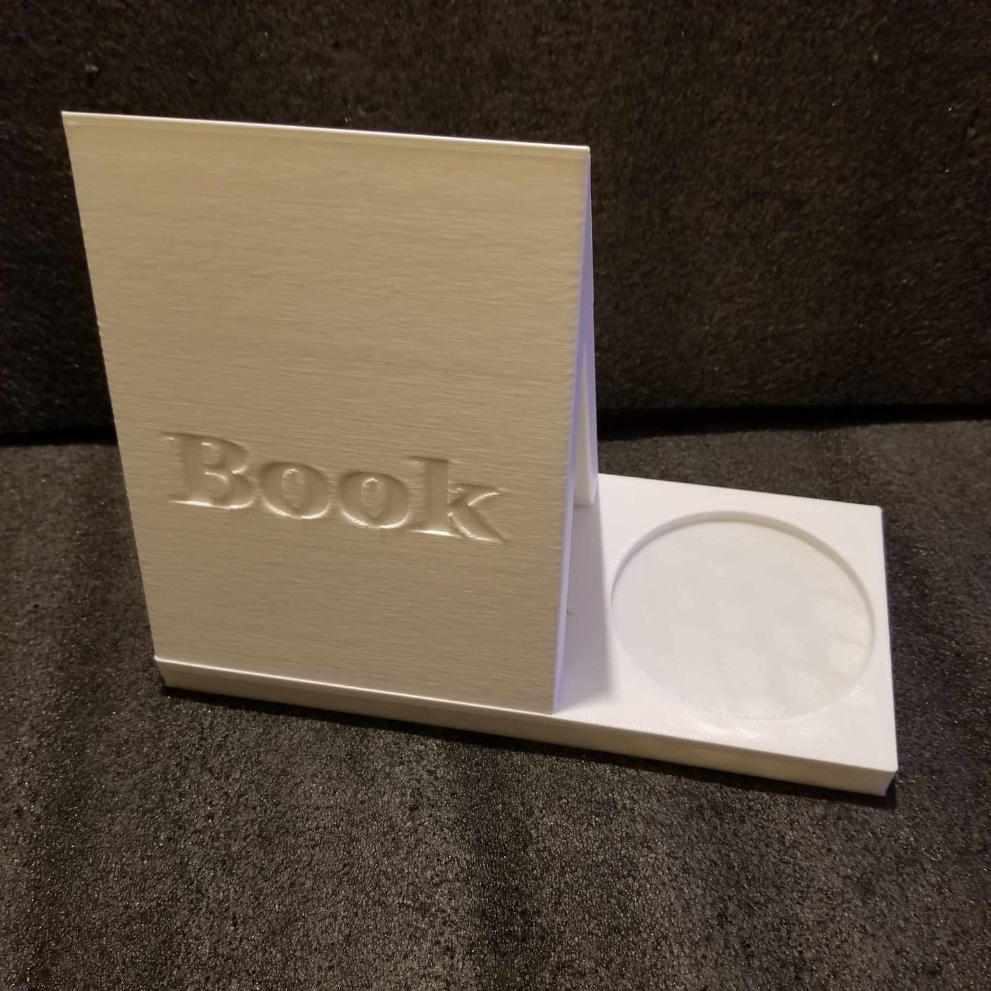 3d Printed Book Holder |  Book Barn / Bookmark / Book spine saver / Drink holder Tea , Wine , Coffee / Place holder /  3d Printed | book